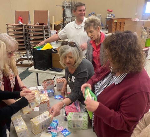Putting together Dignity Bags .jpg