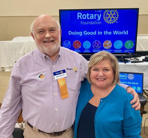 Foundation Chair Bob Patterson and President Dawn Woodard .jpg