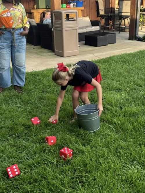 Time to play large yard Yahtzee.jpg